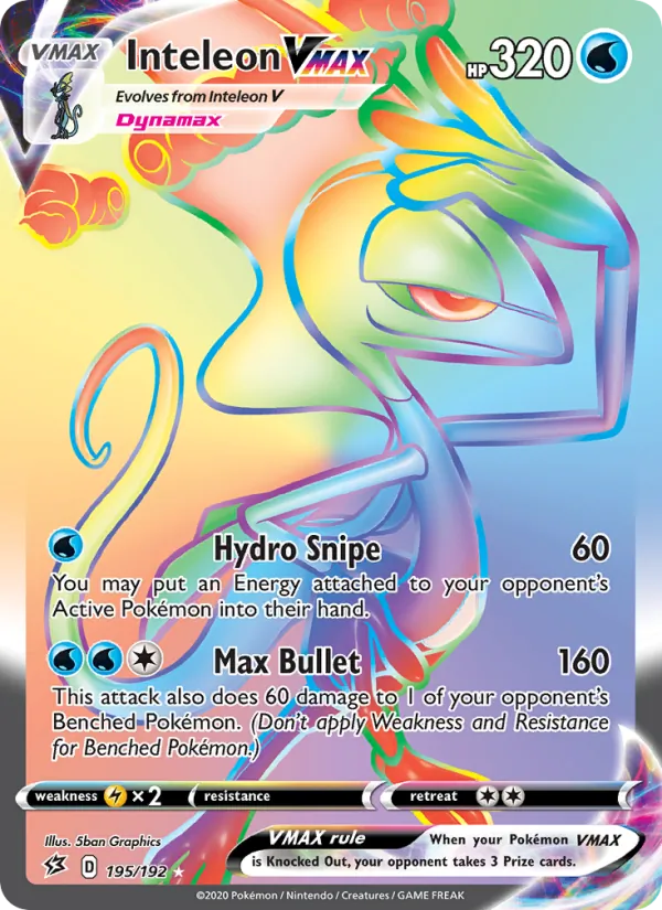 Inteleon VMAX, Rebel Clash 195/192