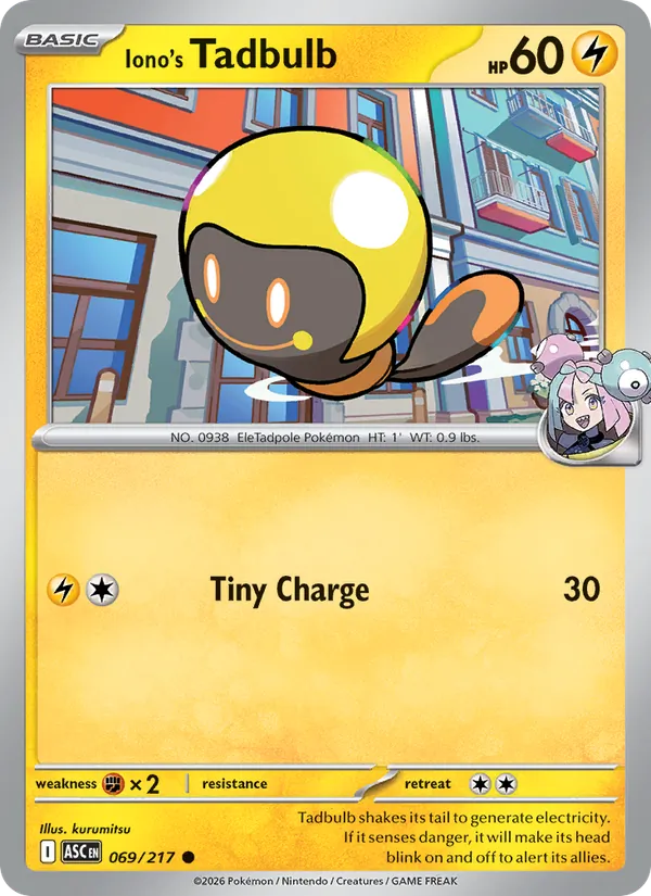 Iono's Tadbulb, Ascended Heroes 069/217