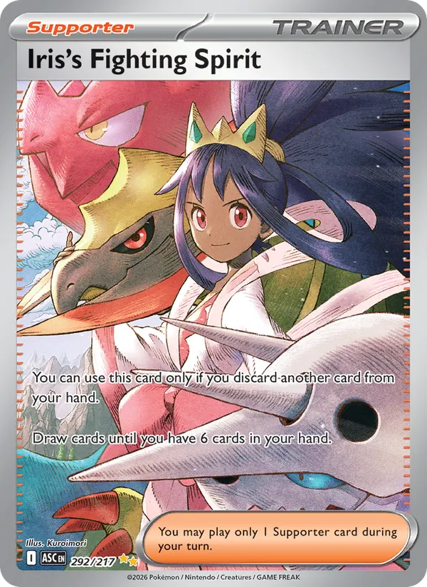 Iris's Fighting Spirit, Ascended Heroes 292/217