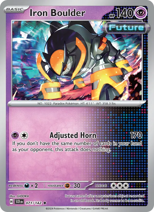 Iron Boulder, Stellar Crown 071/142