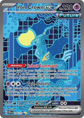 Iron Crown EX, Prismatic Evolutions 158/131