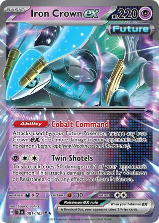 Iron Crown EX, Play! Pokémon Prize Pack Series Five 081/162