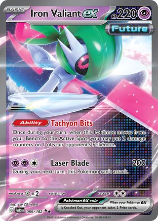 Iron Valiant EX, Play! Pokémon Prize Pack Series Five 089/182