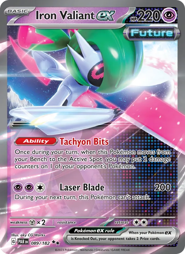 Iron Valiant EX, Paradox Rift 089/182