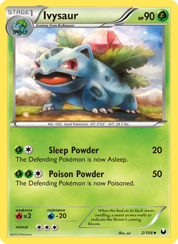 Ivysaur, Dark Explorers 002/108