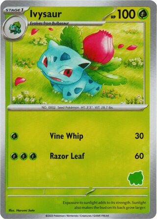 Ivysaur, My First Battle (Bulbasaur) No. 004