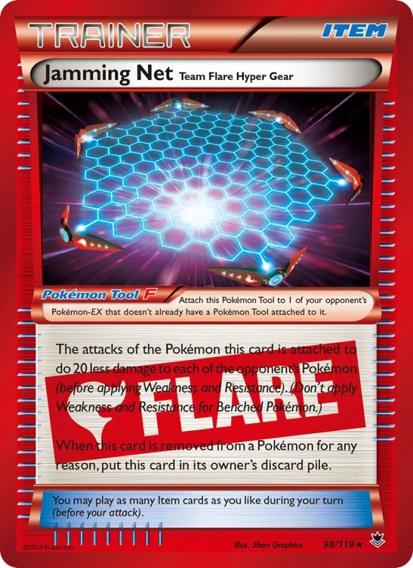 Jamming Net Team Flare Hyper Gear, Phantom Forces 098/119
