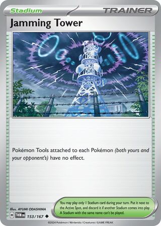 Jamming Tower, Play! Pokémon Prize Pack Series Six 153/167