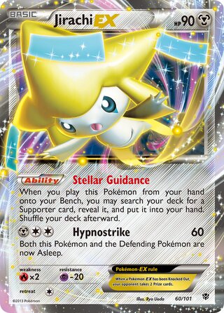 Jirachi-EX, WC Deck 2014 (Emerald King) 060/101