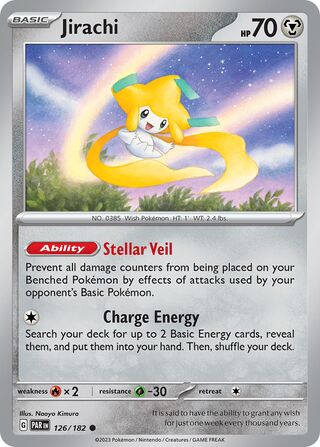 Jirachi, Play! Pokémon Prize Pack Series Five 126/182