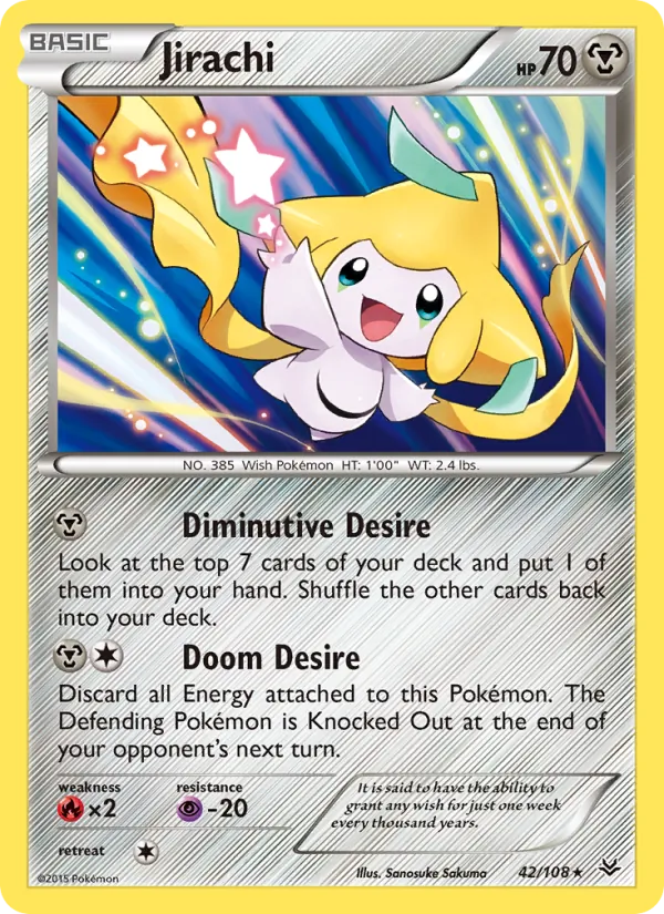 Jirachi, Roaring Skies 042/108