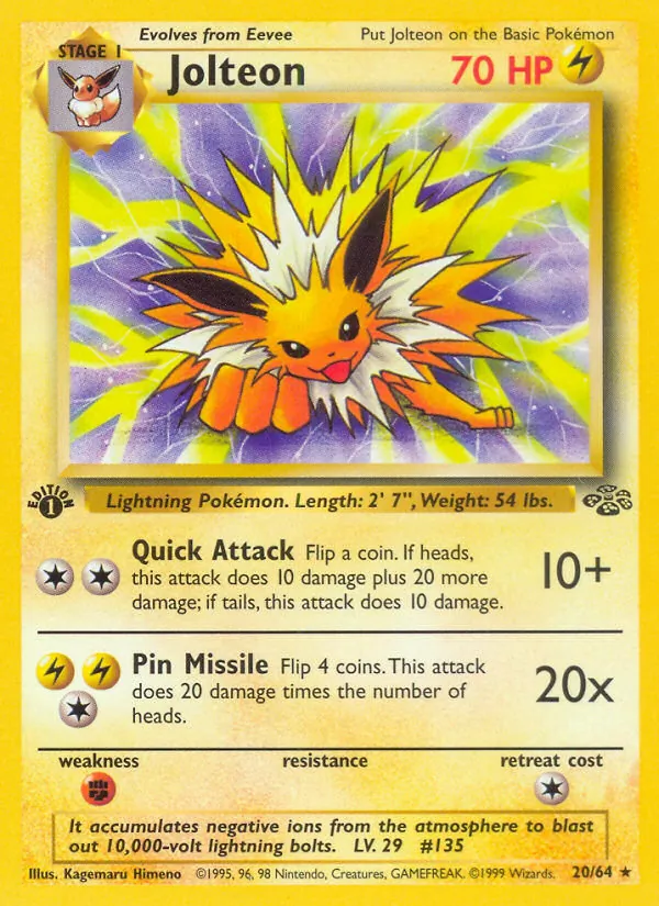 Jolteon, Jungle 020/064