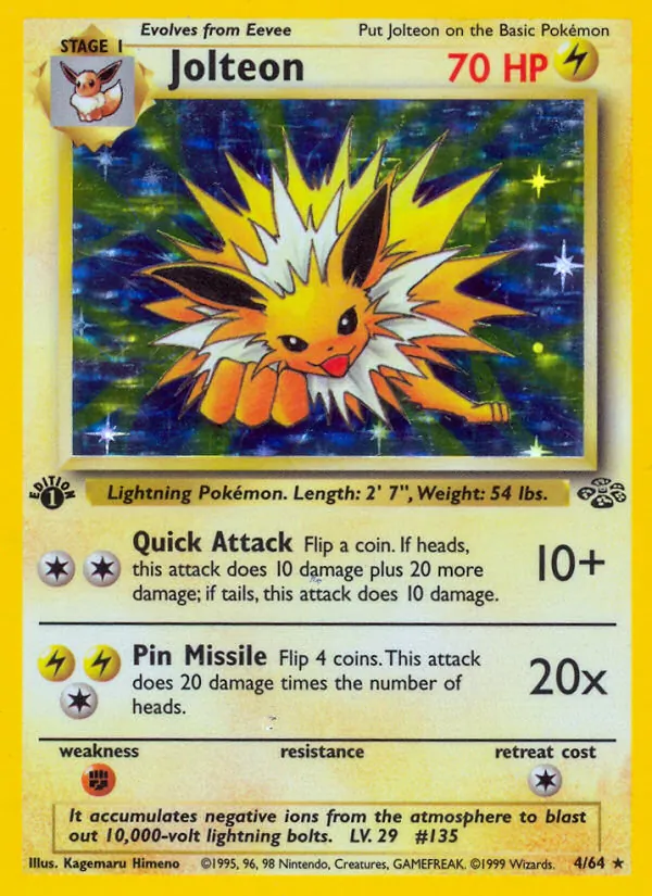 Jolteon, Jungle 004/064