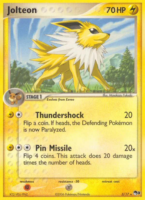 Jolteon, POP Series 3 003/017