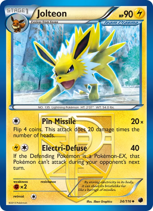 Jolteon, Plasma Freeze 034/116