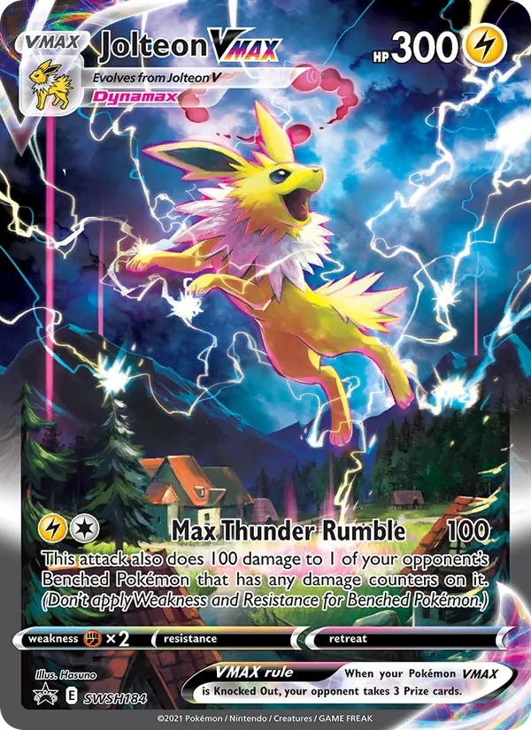 Jolteon VMAX, SWSH Black Star Promos SWSH184/307