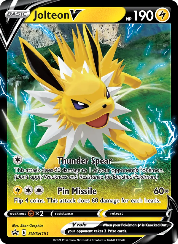 Jolteon V, SWSH Black Star Promos SWSH151/307