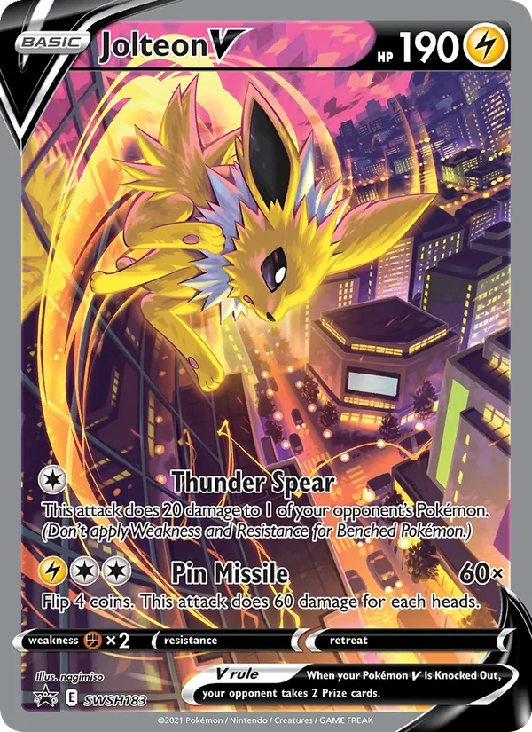 Jolteon V, SWSH Black Star Promos SWSH183/307