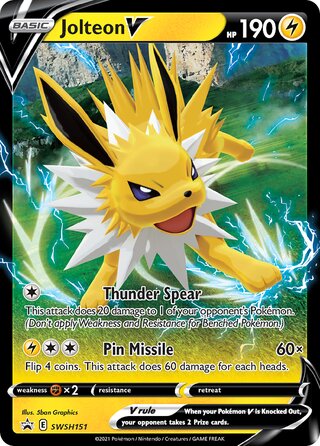 Jolteon V, Play! Pokémon Prize Pack Series One SWSH151