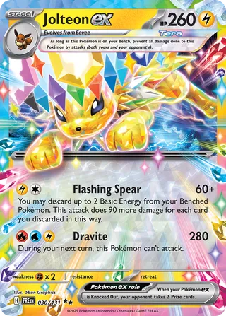 Jolteon EX, Prismatic Evolutions 030/131