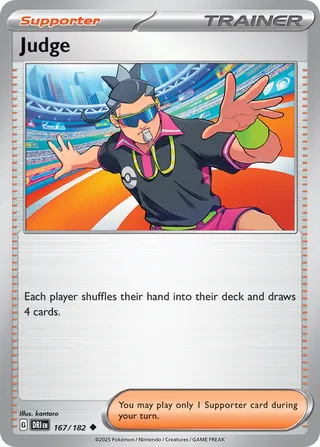 Judge, Destined Rivals 167/182