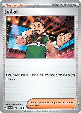Judge, Play! Pokémon Prize Pack Series Four 176/198