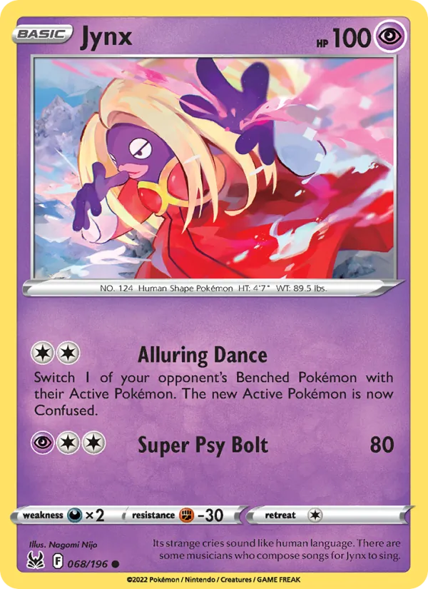 Jynx, Lost Origin 068/196