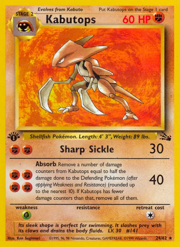 Kabutops, Fossil 024/062