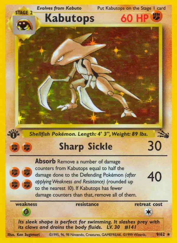 Kabutops, Fossil 009/062