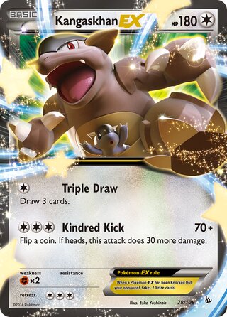 Kangaskhan-EX, WC Deck 2014 (Crazy Punch) 078/106
