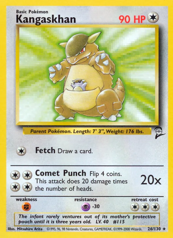 Kangaskhan, Base Set 2 026/130