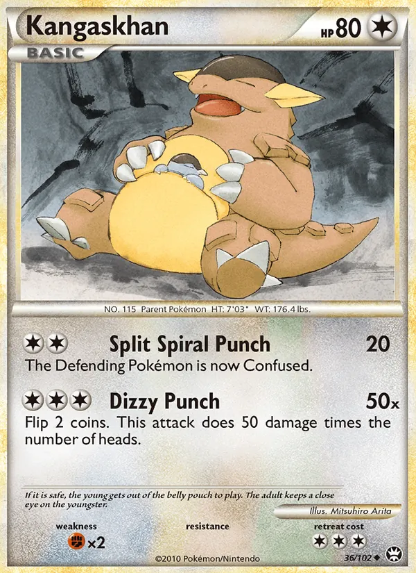 Kangaskhan, Triumphant 036/102