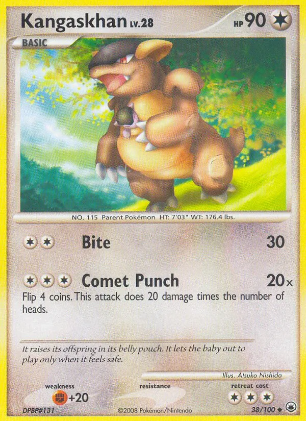 Kangaskhan, Majestic Dawn 038/100