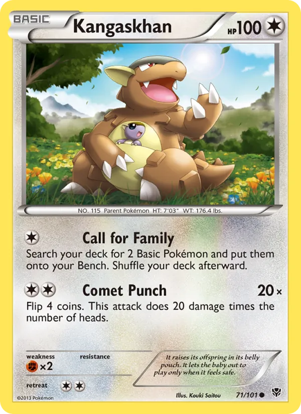 Kangaskhan, Plasma Blast 071/101