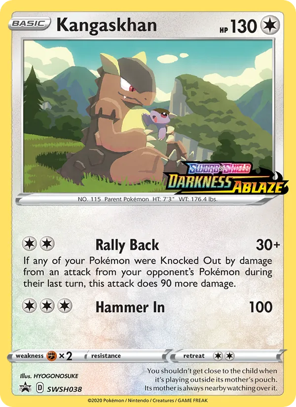 Kangaskhan, SWSH Black Star Promos SWSH038/307