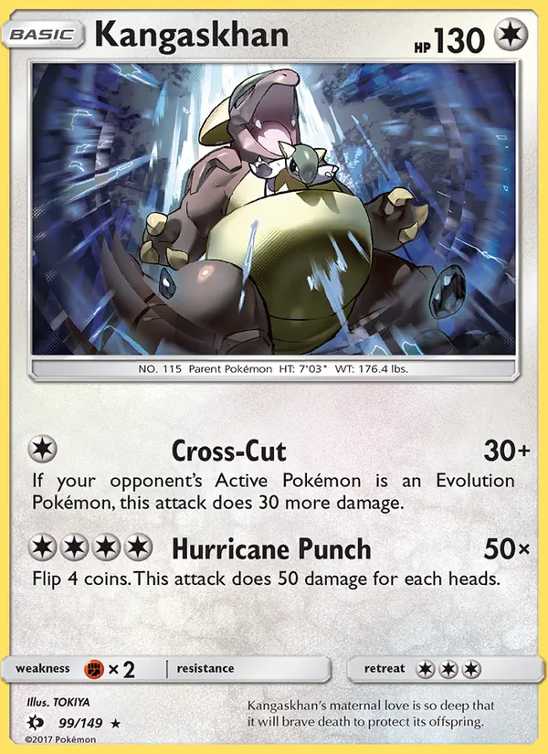 Kangaskhan, Sun & Moon 099/149