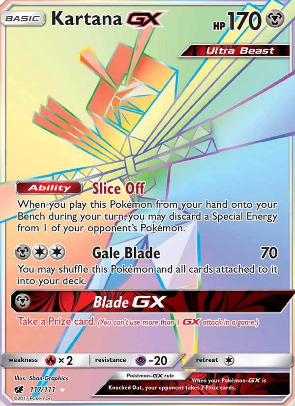 Kartana GX, Crimson Invasion 117/111