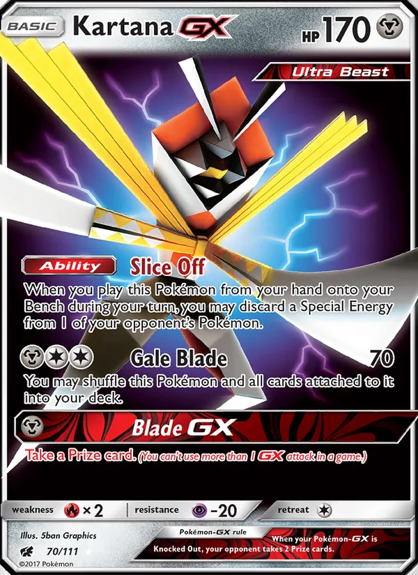 Kartana GX, Crimson Invasion 070/111