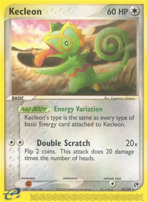 Kecleon, Sandstorm 018/100
