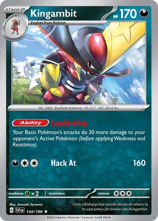 Kingambit, Play! Pokémon Prize Pack Series Three 134/198