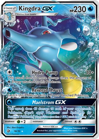 Kingdra GX, Dragon Majesty 018/070