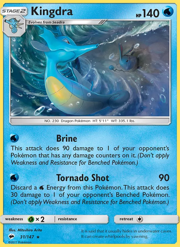 Kingdra, Burning Shadows 031/147