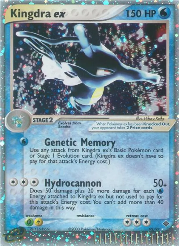 Kingdra EX, Dragon 092/097