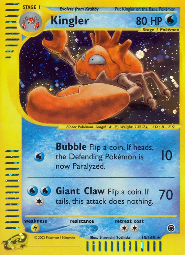 Kingler, Expedition Base Set 015/165