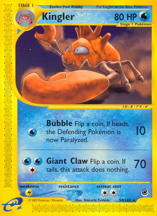 Kingler, Expedition Base Set 050/165