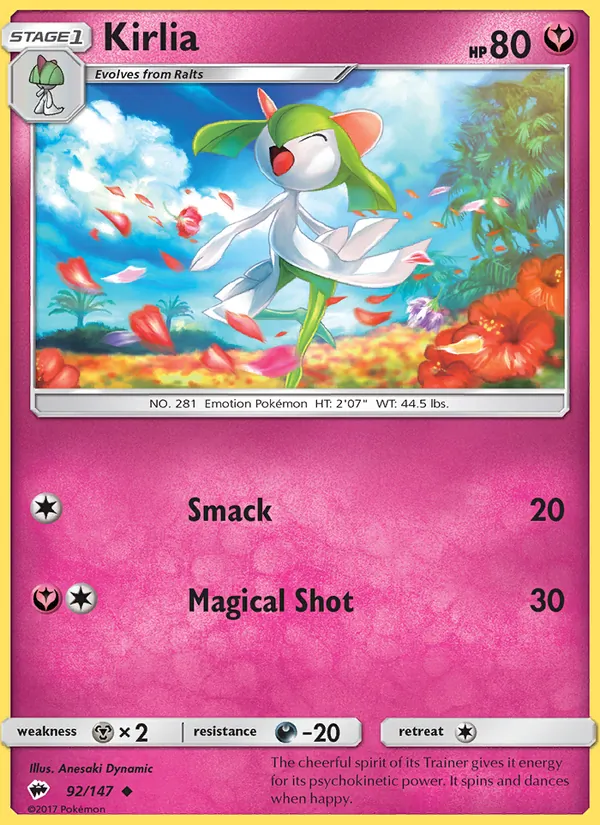 Kirlia, Burning Shadows 092/147