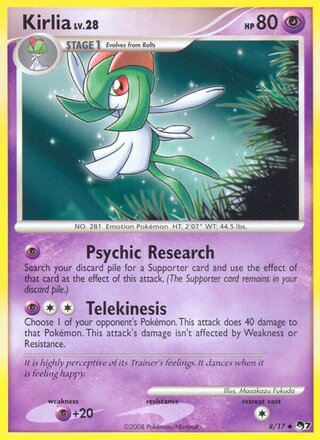 Kirlia, WC Deck 2008 (Psychic Lock) 008/017