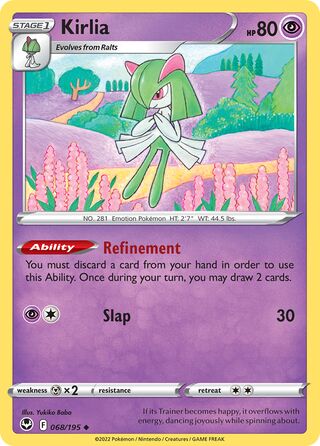 Kirlia, Play! Pokémon Prize Pack Series Four 068/195