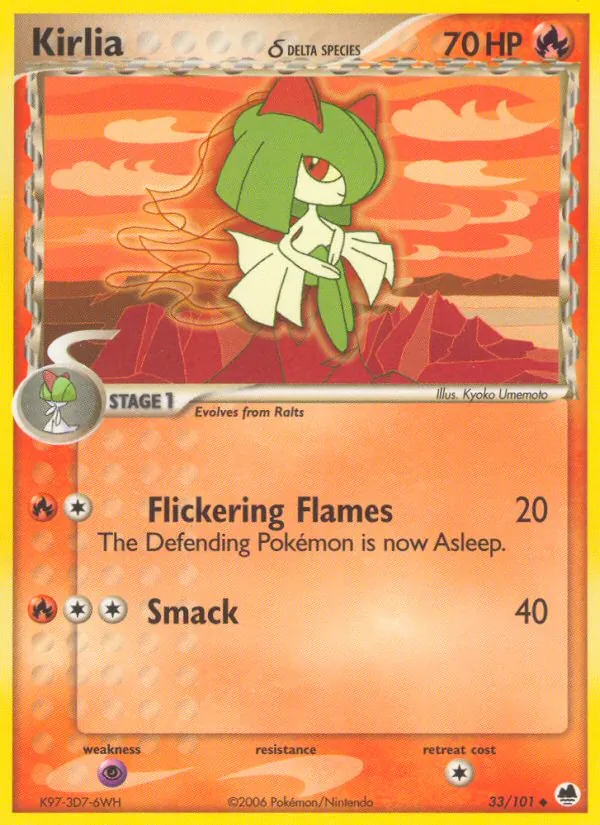 Kirlia δ, Dragon Frontiers 033/101
