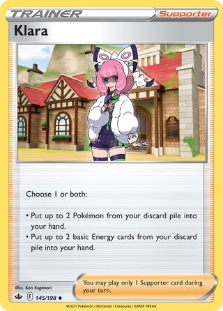 Klara, Play! Pokémon Prize Pack Series One 145/198